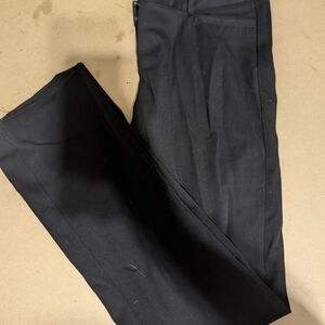 Express Black Straight-Leg Pants for Formal Occasions